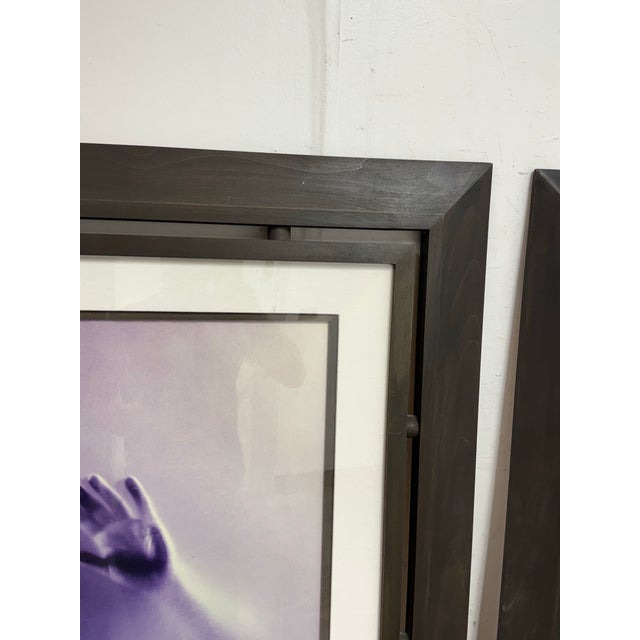 Contemporary Male + Female Blurred Figural Prints, Framed, Pair For Sale In San Francisco - Image 6 of 12