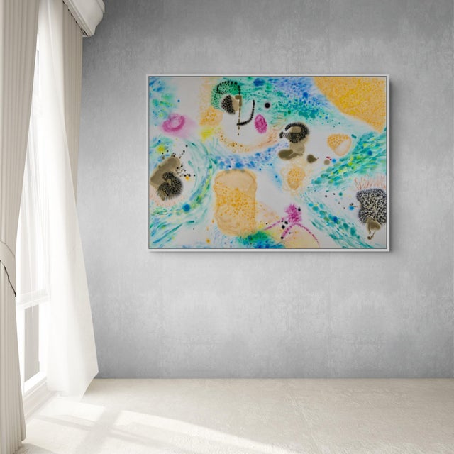 The artwork will be shipped rolled securely in a tube. In this evocative body of work, Jessica Snow departs from her...