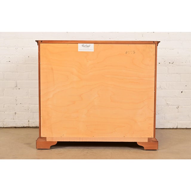 Harden Furniture Arts & Crafts Shaker Solid Cherry Wood Three-Drawer Dresser or Chest of Drawers For Sale - Image 14 of 15