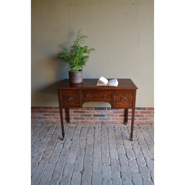 Antique Writing Desk in Mahogany For Sale - Image 10 of 10