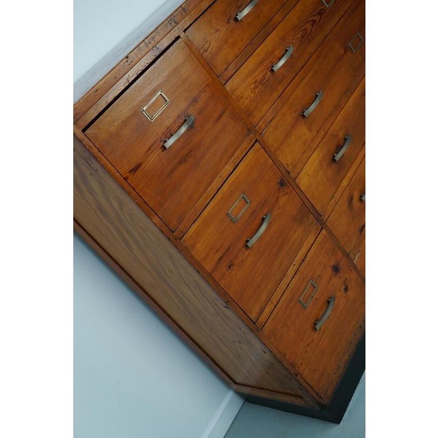 Dutch Pitch Pine Apothecary Cabinet, 1930s For Sale - Image 6 of 15