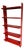 Vintage Italian Red Wall Unit, 1970s For Sale