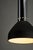 Metal Mid-Century Modern Space Age Downlight Pendant in Chrome & Black, 1970s For Sale - Image 7 of 11