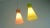 Metal Hanging Lights with Colored Glass Shades, 1950s For Sale - Image 7 of 10