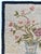 Rose American Floral Hooked Rug Wall Hanging With Roses and Delft-Style Vase, Circa 1930’s For Sale - Image 8 of 18