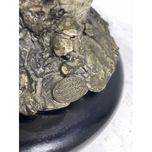 Carriage Sculpture with Horses Laminated in Silver, Italy, 1970s For Sale - Image 9 of 15