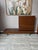 American of Martinsville "Dania" Walnut Modular Bench and Desk/Bar Cabinet by Merton Gershun Gorgeous walnut wood modular...
