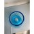 Lamp in light-blue Murano glass with particular diamond processing "ballotton". Very elegant and effective. Very lively...