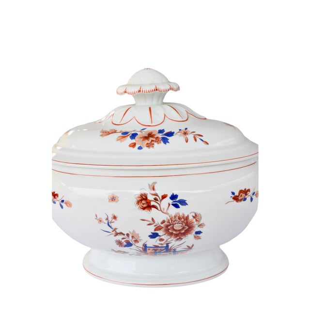 Mottahedeh 1970s Mottahedeh Vista Alegre "Amor'e Peony" Tureen For Sale - Image 4 of 11