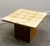 Graphic Travertine Tile Coffee Table on Oak Base, 1970s For Sale - Image 9 of 11
