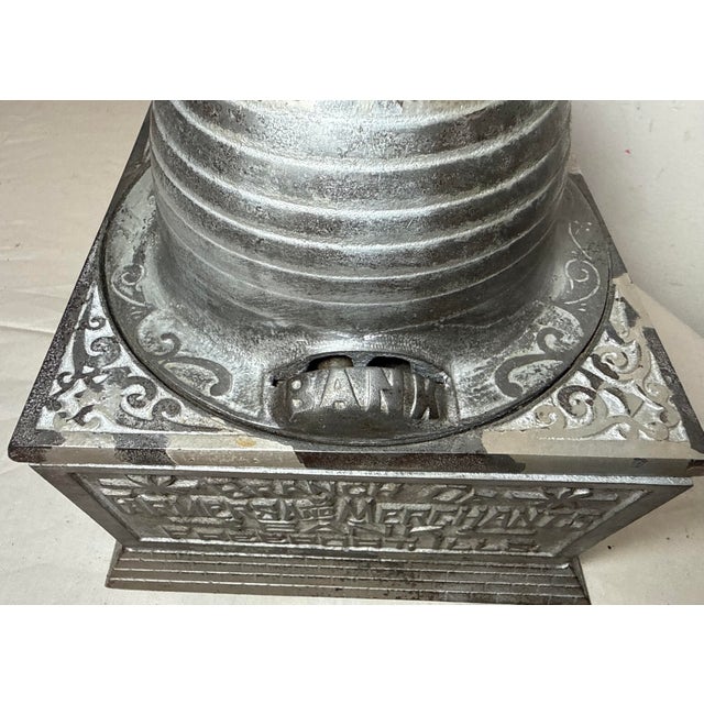 Large Antique 1892 Economy Accumulates Wealth Cast-Iron Beehive Mechanical Bank For Sale - Image 13 of 16
