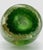 1960s Cenedese (Attributed) Gold Flake/Clear/Green Sculpted Owl 3.5 For Sale - Image 5 of 5