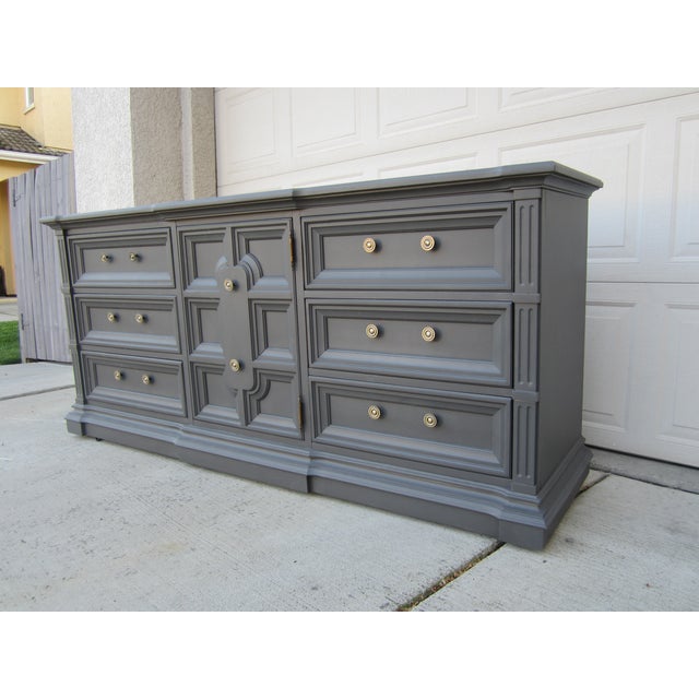 Drexel MidCentury Modern Gray Dresser Chairish