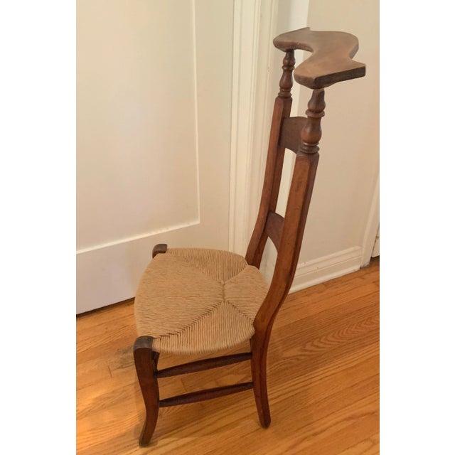 Wood Mid 19th Century French Provincial Prie Dieu Chair For Sale - Image 7 of 13