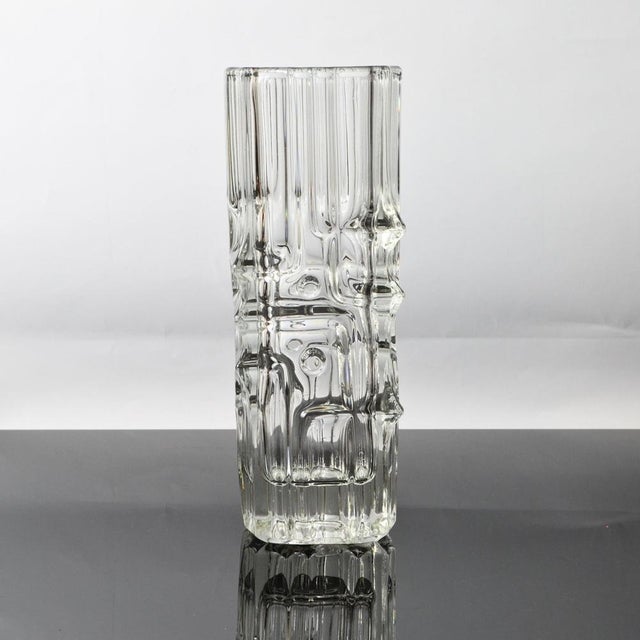 Mid-Century Modern Glass Vase by Vladislav Urban for Sklo Union Rosice, 1960s For Sale - Image 3 of 15