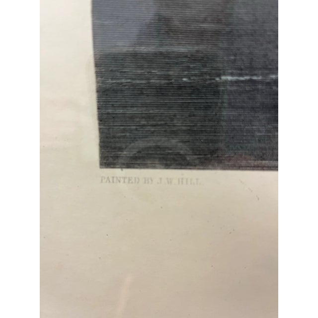 Large Nautical Boston Engraved by C. Mottram After the Watercolor by j.w. Hill For Sale - Image 9 of 12