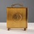 Metal Vintage Brass Mechanical Clock from Imhof, Switzerland, 1950s For Sale - Image 7 of 10