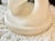 Michael Taylor Attributed to Michael Taylor Designs Twist Table in Signature White. Minor Chips at Base and Rim For Sale - Image 4 of 6
