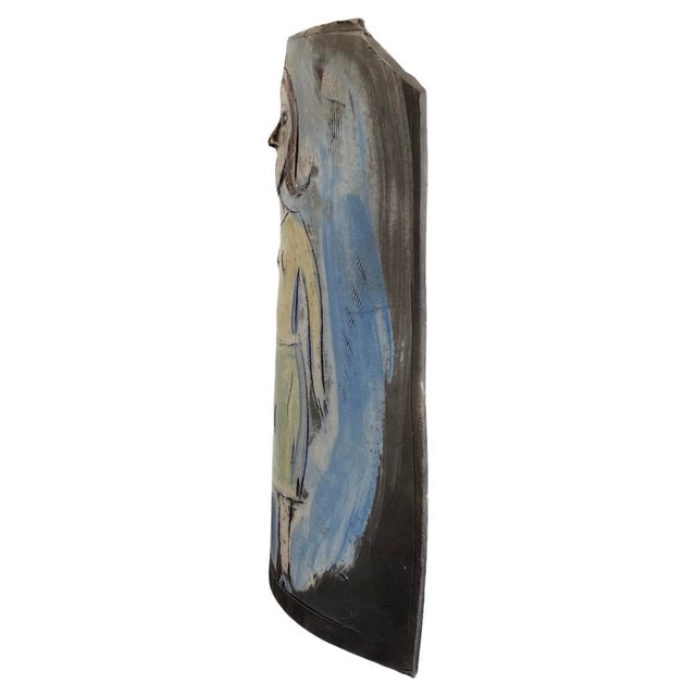 Figurative Barbara Harnack Signed Raku Pottery Sculpture Art For Sale - Image 3 of 7