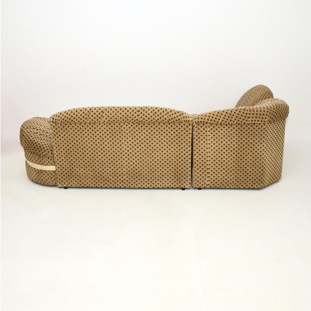 Vintage Sectional Corner Sofa and Table, 1970s, Set of 5 For Sale - Image 6 of 12