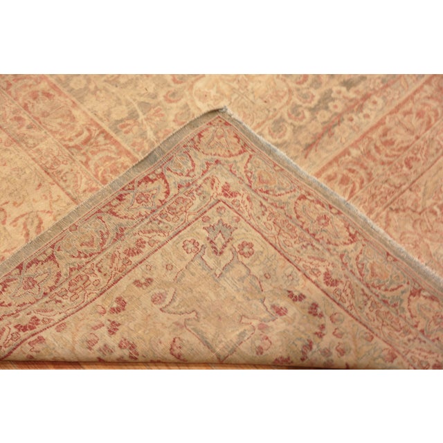 Ivory Nazmiyal Collection Antique Persian Kerman Rug For Sale - Image 8 of 8