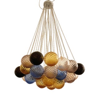 Multicolors Chandelier in Murano Glass from Simoeng For Sale