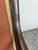 Yellow Restoration Style Mahogany Armchair with Curved Armrests and Orange Fabric For Sale - Image 8 of 11