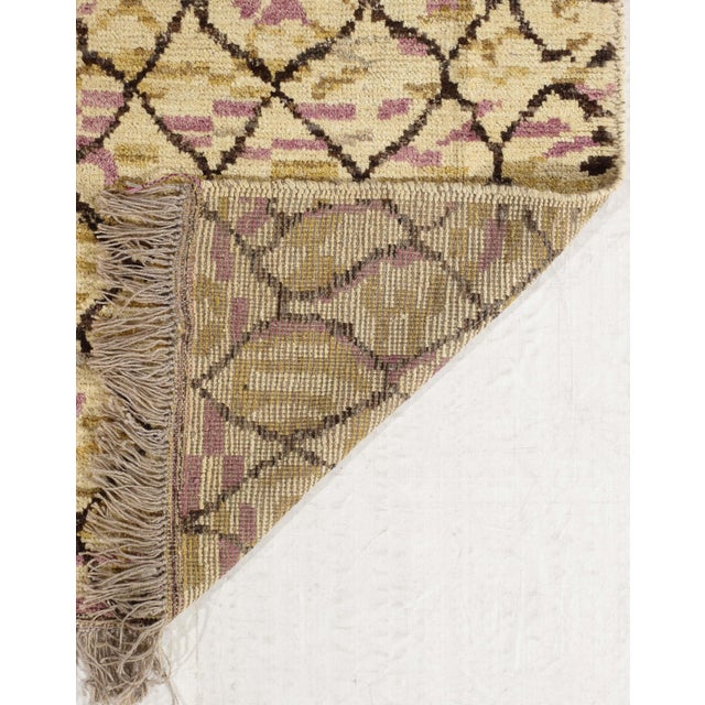 2000 - 2009 Vintage Moroccan Hand-Knotted Rug 5'9" X 8'5" For Sale - Image 5 of 6