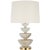 Traditional Suzanne Kasler by Visual Comfort Signature Aubert 28" Table Lamp in Alabaster and Hand-Rubbed Antique Brass with Linen Shade For Sale - Image 3 of 3