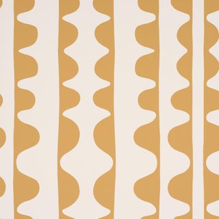 SAMPLE - Schumacher X Hadiya Williams Drift Wallpaper In Ginger For Sale