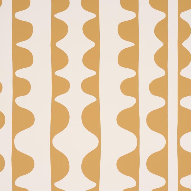 SAMPLE - Schumacher X Hadiya Williams Drift Wallpaper In Ginger For Sale