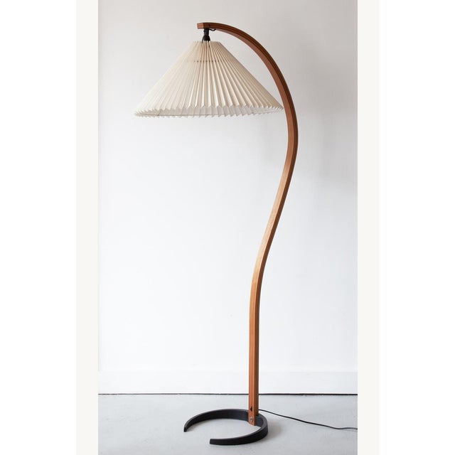 Vintage Danish Teak Floor Lamp by Mads Caprani, 1970s For Sale - Image 6 of 6