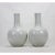 White Pair of China Mid-20th Century Ice White Globe Vase For Sale - Image 8 of 12