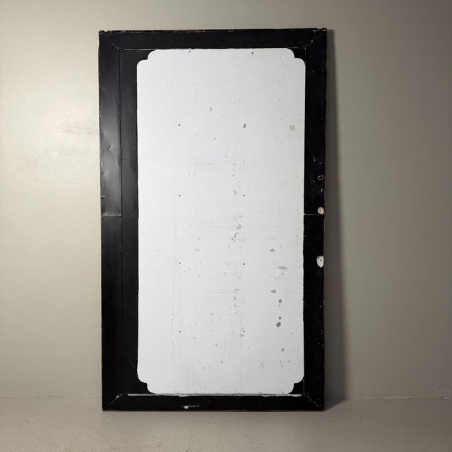 Black Vintage Japanese Wooden Sliding Door, 1920s For Sale - Image 8 of 11