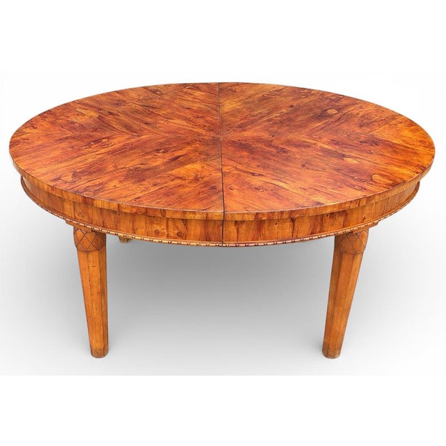 Extendable Italian Walnut Dining Table, 1800s For Sale - Image 3 of 15