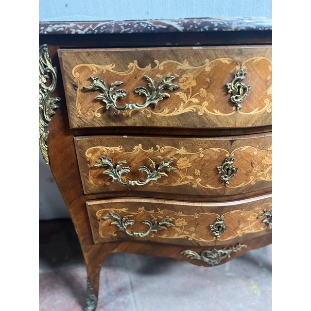 Louis XV Style Commode, 1900s For Sale - Image 12 of 13