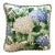 Vintage Scalamandre Ivy and Hydrangea Decorative Pillow With Down Feather Insert For Sale