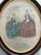 Vintage French Parisian Fashion "Miroir Des Modes" Oval Framed Prints- A Set For Sale In New York - Image 6 of 12