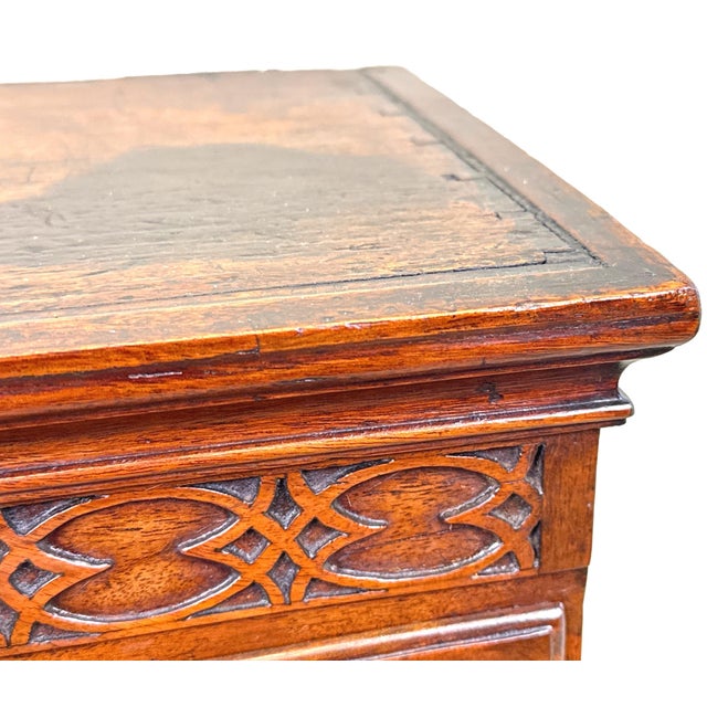 Wood 18th Century Georgian Miniature Tallboy Chest on Chest, 1760s For Sale - Image 7 of 13
