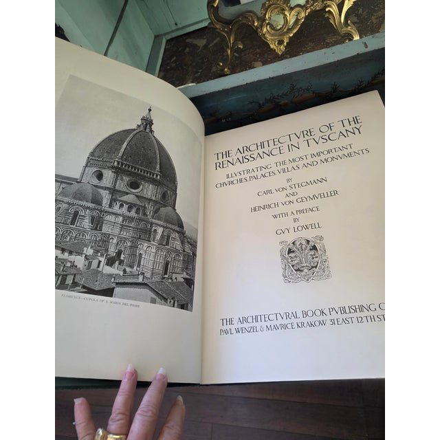 Renaissance Architecture in Tuscany by Carl Von Stegmann and by Heinrich Von Geymveller For Sale - Image 15 of 16