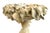 Antique Miniature Italian Alabaster Pedestal Bowl With Grapes and Dolphins For Sale - Image 4 of 11
