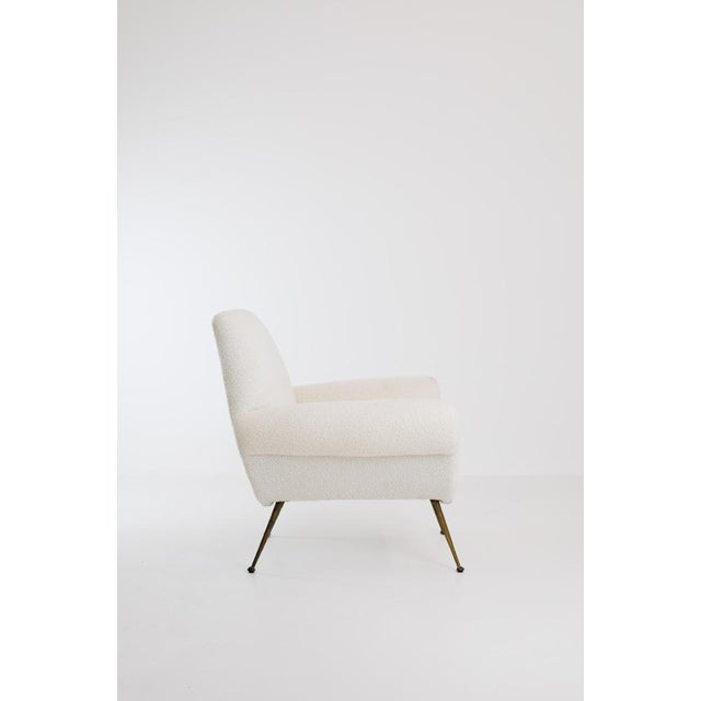Armchairs attributed to Gigi Radice for Minotti, 1960s, Set of 2 For Sale - Image 4 of 7