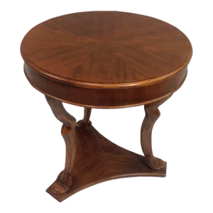 1990s Modern Round End Table