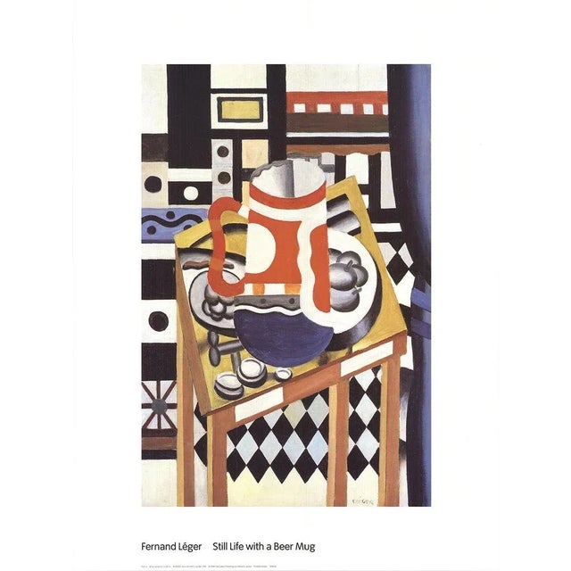 2000 Fernand Leger 'Still Life with Beer Mug' Offset Lithograph For Sale