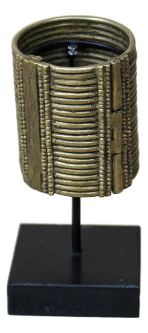 Ethiopian Cast Silver-Toned Bracelet