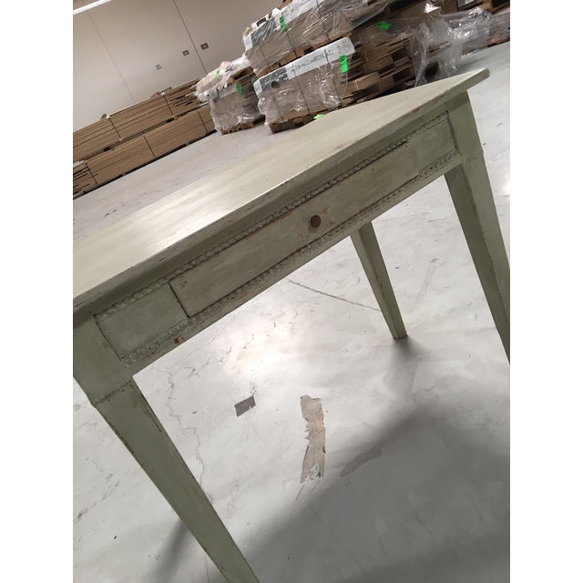 19th C. Painted Gustavian Table Chairish