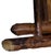 Mid-Century Burnt Tortoise Bamboo Folding Plant Stand or Accent Table For Sale - Image 10 of 10