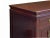 Wood Vintage Chinese Brown Lacquer Trapezoid Shape Corner Side Table Cabinet For Sale - Image 7 of 7
