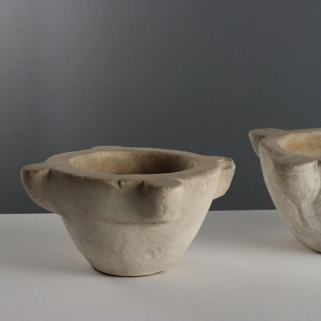 Antique Stone Mortars, Set of 2 For Sale - Image 3 of 8
