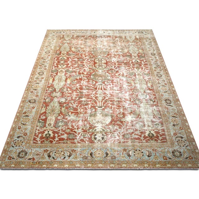 1940s Persian Mahal Rug For Sale In Los Angeles - Image 6 of 7